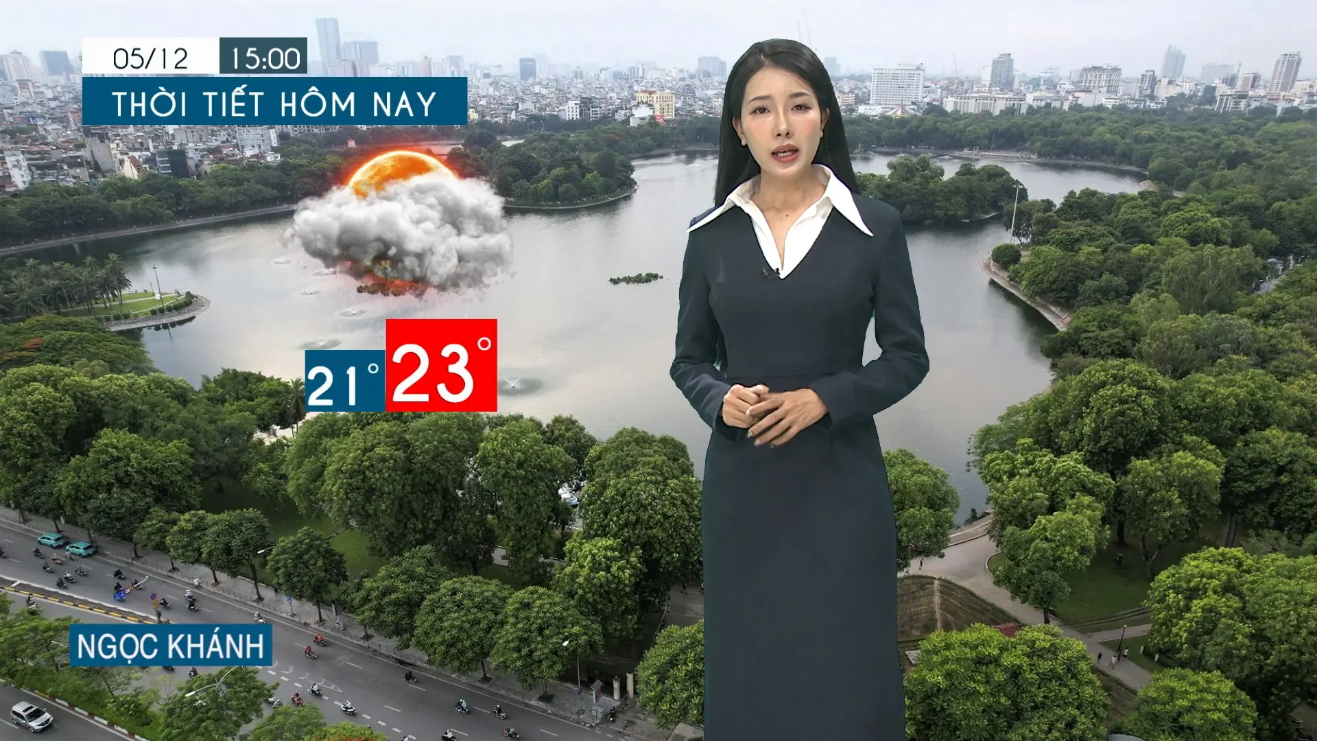 Dự báo thời tiết tối | 05/12/2025